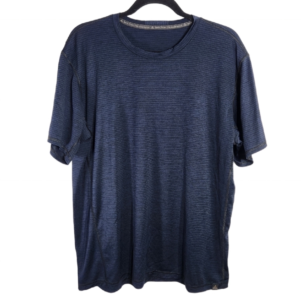 Prana Hardesty Short Sleeve Crew Neck Shirt Size XL